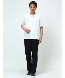 HYBRIDBIZ（ハイブリッドビズ）の「クルーネック 無地 半袖 Tシャツ ジャケット専用Tシャツ（Tシャツ/カットソー・メンズ）」