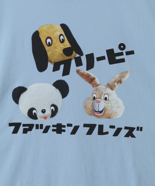 Candy Stripper(キャンディストリッパー)の「CREEPY ANIMALS Tシャツ(Tシャツ/カットソー・レディース・オフホワイト/ライトブルー/ブラック・1/2/3)」の8枚目の写真