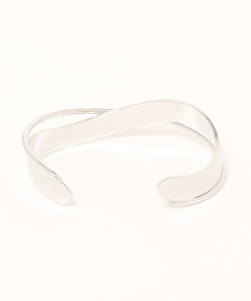 Three Four Time（ｽﾘｰﾌｫｰﾀｲﾑ）の「クロスバングル（バングル/リストバンド・レディース・シルバー/ブラウン/ゴールド・FREE）」の4枚目の写真