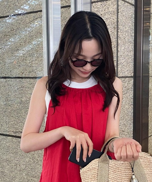 SMELLY（スメリー）の「ボストンシェイプサングラス（サングラス・レディース・グリーン系その他/ブラック系その他/ブラウン系その他/グレー系その他・-）」の10枚目の写真