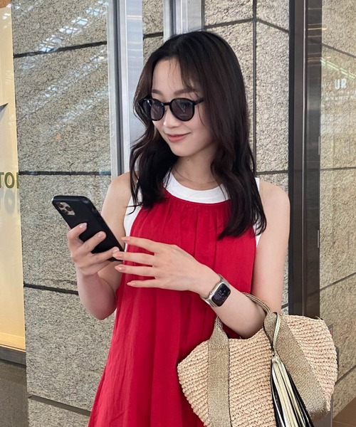 SMELLY（スメリー）の「ボストンシェイプサングラス（サングラス・レディース・グリーン系その他/ブラック系その他/ブラウン系その他/グレー系その他・-）」の11枚目の写真