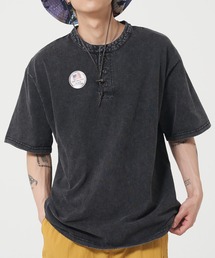 USAコットン ピグメント ヘンリーネック半袖TEE(M1)