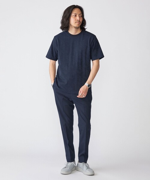 SHIPS: リンクス ジャカード リーフ Tシャツ SHIPS｜SHIPS: リンクス ジャカード リーフ Tシャツ | Rakuten