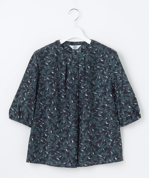 J.PRESS Ladies(J.プレス レディス)の「【洗える】ボタニカルプリント ブラウス(シャツ/ブラウス・レディース・アイボリー系5/カーキ系5/ネイビー系5・XS)」の10枚目の写真