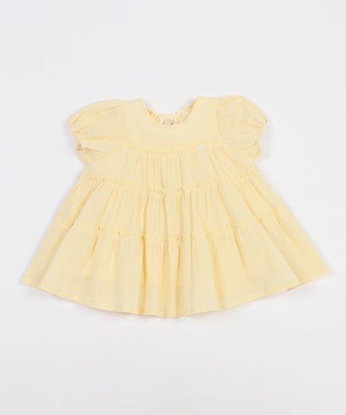 petit main（プティマイン）の「【スマイルシリーズ】楊柳チュニック(キッズサイズ)（チュニック・キッズ・ライトブルー/イエロー/ライトピンク/オレンジ/ライトグレー・100cm/120cm/130cm/110cm/90cm/80ｃｍ）」の15枚目の写真