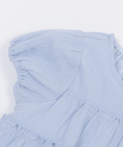 petit main（プティマイン）の「【スマイルシリーズ】楊柳チュニック(キッズサイズ)（チュニック・キッズ・ライトブルー/イエロー/ライトピンク/オレンジ/ライトグレー・100cm/120cm/130cm/110cm/90cm/80ｃｍ）」の22枚目の写真