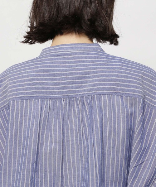 niko and...(ニコアンド)の「プレミアムローンドロストシャツ(シャツ/ブラウス・レディース・グリーン/ホワイト/ピンク/ネイビー/イエロー・SHORT/LONG)」の8枚目の写真