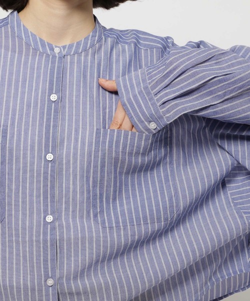 niko and...(ニコアンド)の「プレミアムローンドロストシャツ(シャツ/ブラウス・レディース・グリーン/ホワイト/ピンク/ネイビー/イエロー・SHORT/LONG)」の12枚目の写真