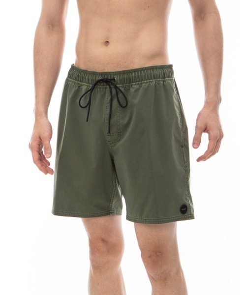 【セール】RVCA メンズ VA PIGMENT ELASTIC SHORT ボードショーツ/サーフトランクス 【2024年夏モデル】/ルーカウエストゴムバギーショーツ (水着)（水着）｜RVCA（ルーカ）