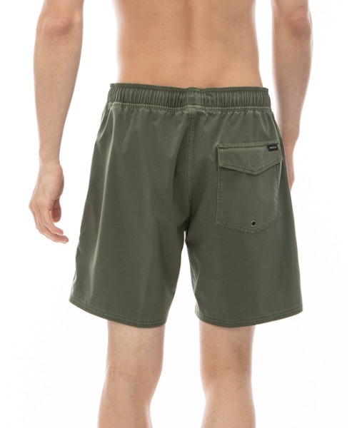 【セール】RVCA メンズ VA PIGMENT ELASTIC SHORT ボードショーツ/サーフトランクス 【2024年夏モデル】/ルーカウエストゴムバギーショーツ (水着)（水着）｜RVCA（ルーカ）