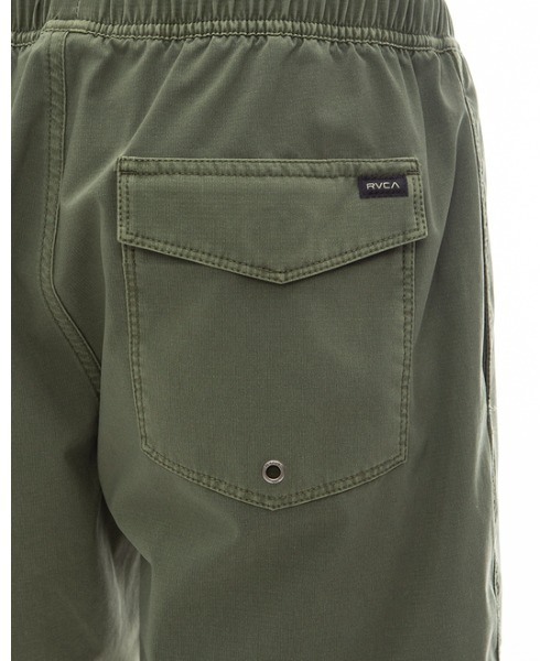 【セール】RVCA メンズ VA PIGMENT ELASTIC SHORT ボードショーツ/サーフトランクス 【2024年夏モデル】/ルーカウエストゴムバギーショーツ (水着)（水着）｜RVCA（ルーカ）