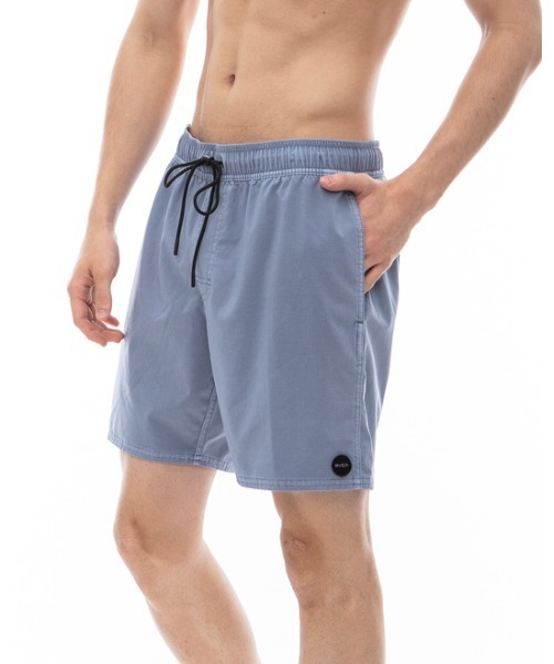 【セール】RVCA メンズ VA PIGMENT ELASTIC SHORT ボードショーツ/サーフトランクス 【2024年夏モデル】/ルーカウエストゴムバギーショーツ (水着)（水着）｜RVCA（ルーカ）