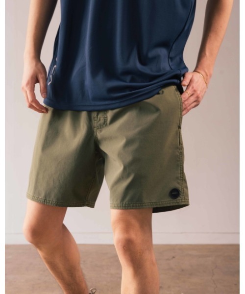 【セール】RVCA メンズ VA PIGMENT ELASTIC SHORT ボードショーツ/サーフトランクス 【2024年夏モデル】/ルーカウエストゴムバギーショーツ (水着)（水着）｜RVCA（ルーカ）
