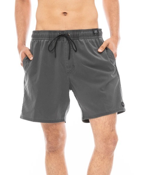 【セール】RVCA メンズ VA PIGMENT ELASTIC SHORT ボードショーツ/サーフトランクス 【2024年夏モデル】/ルーカウエストゴムバギーショーツ (水着)（水着）｜RVCA（ルーカ）