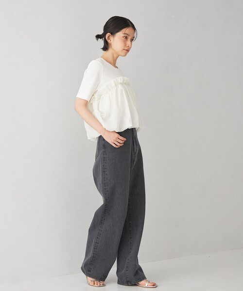 【美品】EMMEL REFINES　Tシャツ　ホワイト　白　半袖 EMMEL REFINES（エメルリファインズ）の「＜EMMEL REFINES＞EM