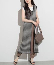 BEAMS HEART | BEAMS HEART / ラメニットジレ × プルオーバー セット（セットアイテム）(ワンピース)