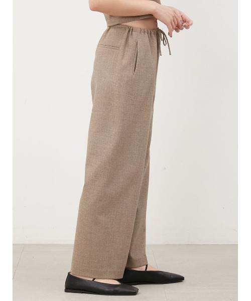 Mila Owen（ミラオーウェン）の「ジョーゼットジャージーSET【手洗い可能】（ワンピース・レディース・モカ/アイボリー/ブラック・0/1/00）」の21枚目の写真