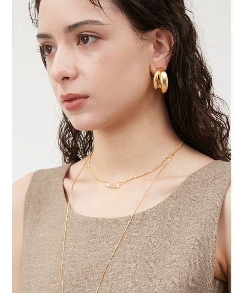 Mila Owen（ミラオーウェン）の「ジョーゼットジャージーSET【手洗い可能】（ワンピース・レディース・モカ/アイボリー/ブラック・0/1/00）」の11枚目の写真