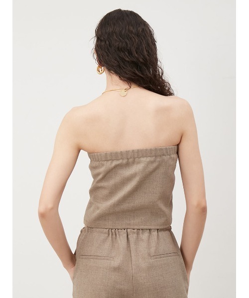 Mila Owen（ミラオーウェン）の「ジョーゼットジャージーSET【手洗い可能】（ワンピース・レディース・モカ/アイボリー/ブラック・0/1/00）」の16枚目の写真