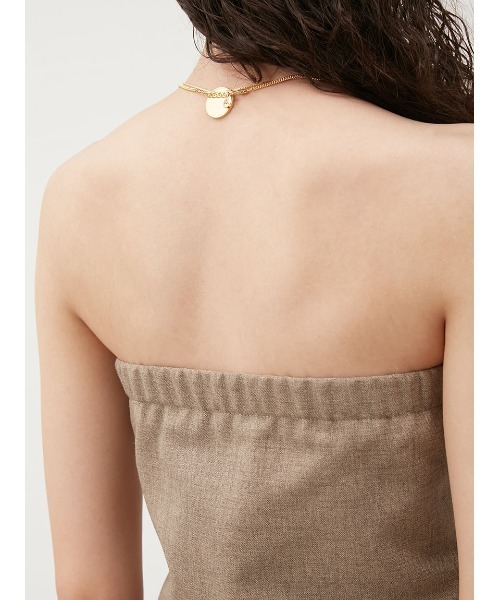 Mila Owen（ミラオーウェン）の「ジョーゼットジャージーSET【手洗い可能】（ワンピース・レディース・モカ/アイボリー/ブラック・0/1/00）」の18枚目の写真