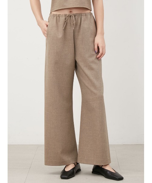 Mila Owen（ミラオーウェン）の「ジョーゼットジャージーSET【手洗い可能】（ワンピース・レディース・モカ/アイボリー/ブラック・0/1/00）」の20枚目の写真