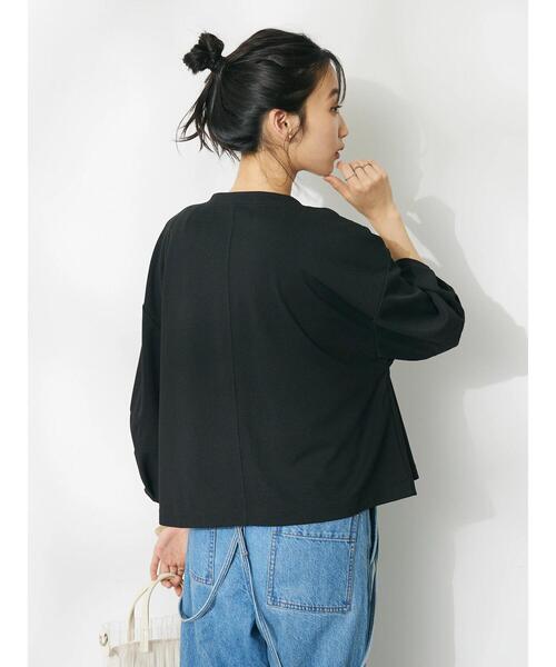 CRAFT STANDARD BOUTIQUE（クラフトスタンダードブティック）の「ランタン袖カーディガン（カーディガン/ボレロ・レディース・オフホワイト/カーキ/ブラック・FREE）」の9枚目の写真