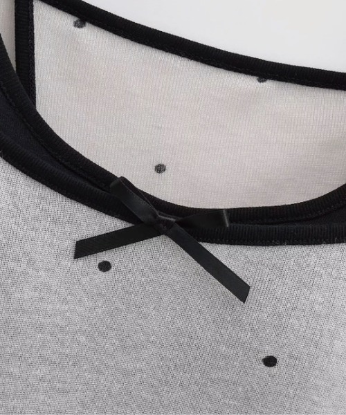 ドットバレエシャツセットアップ Dots Ballet Shirt Set-Up（アンサンブル）｜LA POMME petit（ラポミ・プチ）