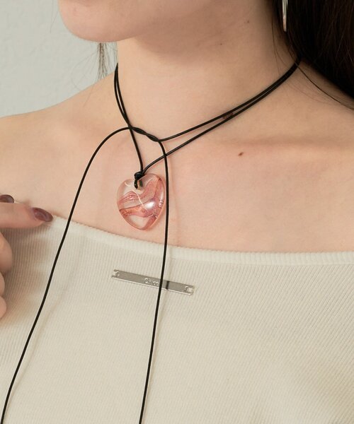 Chico（チコ）の「マーブルクリアチョーカー（その他ヘアアクセサリー・レディース・イエロー/ブラウン/グリーン・FREE）」の7枚目の写真