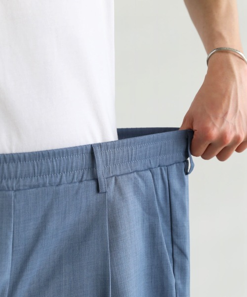 LIL VENDARS(リルヴェンダース)の「Buyer's Select/【3点セットアップ】接触冷感リネンライクスキッパーシャツ&ロングパンツ&ショーツ(Tシャツ/カットソー・メンズ・ブラウン/ブラック/グレー/ネイビー/ブルー・S/XL/L/M)」の13枚目の写真