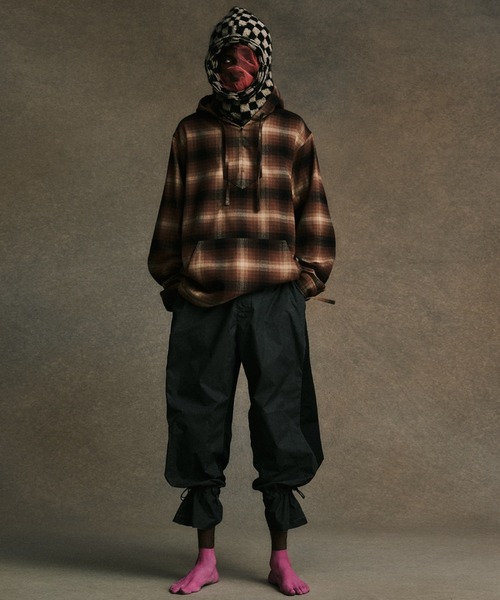 bal originals ステッチナイロントラックパンツ❤️秋冬 BAL パンツ 「BAL（バル）/2024秋冬」PIGMENT NYLON TRACK PANT