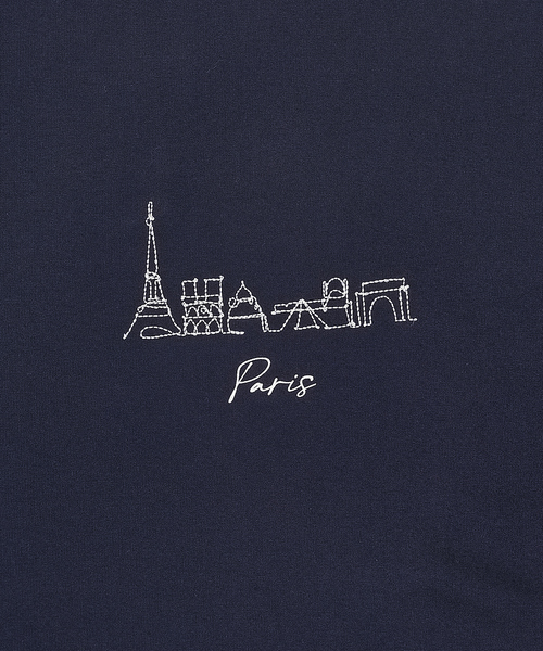 ABAHOUSE GRAY（アバハウスグレイ）の「【CITY】刺繍 ポンチ Tシャツ（Tシャツ/カットソー・メンズ・ブラック/スモークピンク/ネイビー/グリーン/ホワイト・46/48）」の11枚目の写真