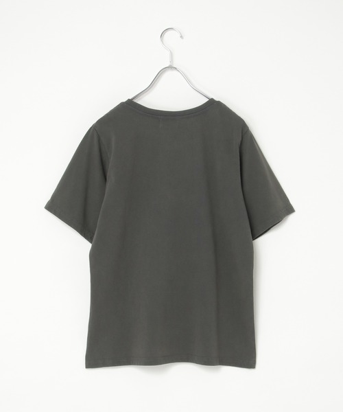 notch.(ノッチ)の「イーグルプリントTシャツ(Tシャツ/カットソー・レディース・オフホワイト/チャコール・M)」の11枚目の写真