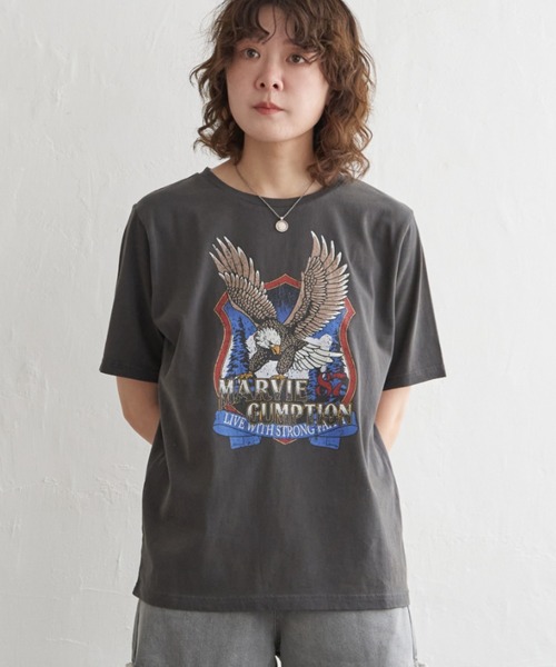 セール】イーグルプリントTシャツ（Tシャツ/カットソー）｜notch