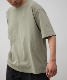 ピグメントサイドスリットTシャツ