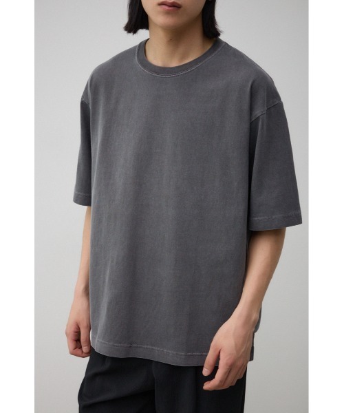 AZUL by moussy(アズールバイマウジー)の「ピグメントサイドスリットTシャツ(Tシャツ/カットソー・メンズ・ライトグレー/ブラック/ライトカーキ・MEDIUM/LARGE)」の4枚目の写真