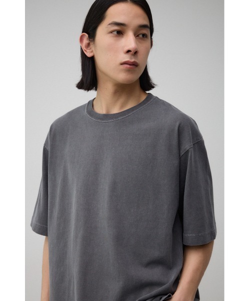 AZUL by moussy(アズールバイマウジー)の「ピグメントサイドスリットTシャツ(Tシャツ/カットソー・メンズ・ライトグレー/ブラック/ライトカーキ・MEDIUM/LARGE)」の5枚目の写真