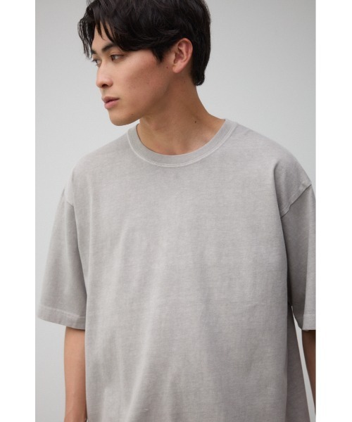 AZUL by moussy(アズールバイマウジー)の「ピグメントサイドスリットTシャツ(Tシャツ/カットソー・メンズ・ライトグレー/ブラック/ライトカーキ・MEDIUM/LARGE)」の15枚目の写真