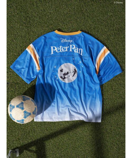Disney（ディズニー）の「ゲームシャツ/Peter　Pan（Tシャツ/カットソー・レディース・ブラック/ブルー・FREE）」の4枚目の写真