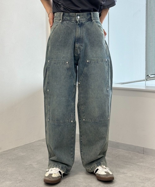 3.3 Field Trip （3.3フィールドトリップ）の「3.3 Field Trip／ダブルニーデニム2（デニムパンツ・メンズ・ブルー・MEDIUM/LARGE）」の5枚目の写真