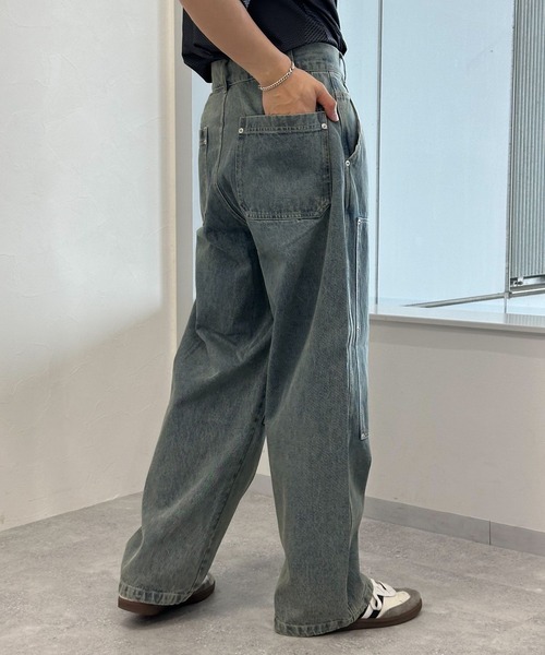 3.3 Field Trip （3.3フィールドトリップ）の「3.3 Field Trip／ダブルニーデニム2（デニムパンツ・メンズ・ブルー・MEDIUM/LARGE）」の7枚目の写真