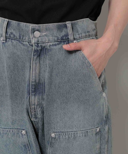 3.3 Field Trip （3.3フィールドトリップ）の「3.3 Field Trip／ダブルニーデニム2（デニムパンツ・メンズ・ブルー・MEDIUM/LARGE）」の13枚目の写真