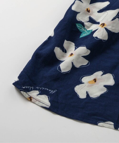 apres les cours(アプレレクール)の「【リンク】フラワードッキングワンピース(ワンピース・キッズ・ミント/ネイビー・130/140/120/80/90/100/110)」の18枚目の写真