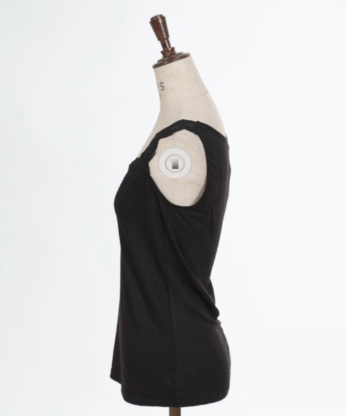 axes femme(アクシーズファム)の「ラメカットレースタンクトップ(タンクトップ・レディース・その他2/その他1/ベージュ/キナリ・FREE)」の11枚目の写真