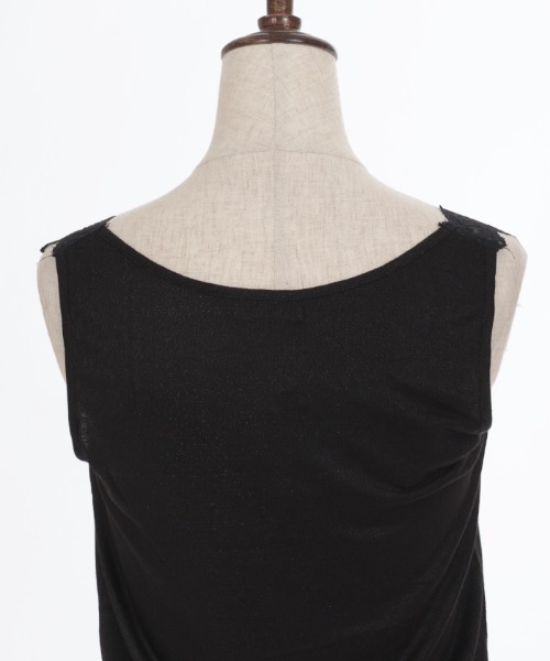 axes femme(アクシーズファム)の「ラメカットレースタンクトップ(タンクトップ・レディース・その他2/その他1/ベージュ/キナリ・FREE)」の15枚目の写真