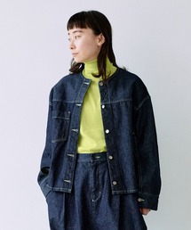 yuni | 11oz デニム スリットスリーブ ブルゾン　1701BZ005242(デニムジャケット)