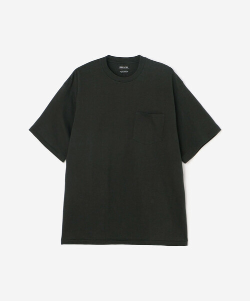 Morris & Sons（モリスアンドサンズ）の「MORRIS & SONS | 丸胴吊り天竺 ポケットTシャツ MEN（Tシャツ/カットソー・メンズ・ダークグリーン/ブラック/ホワイト/ライトブルー・5/4/3）」の16枚目の写真