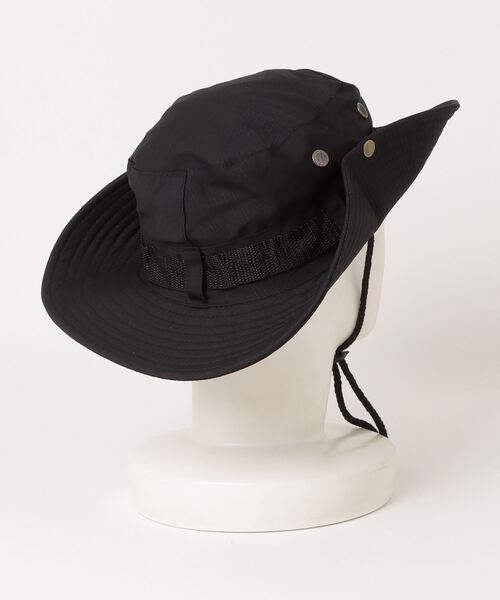 FUNALIVE（ファンアライブ）の「RUCCHE リップストップアドベンチャーハット（ハット・メンズ・チャコール/ライトベージュ/ブルーグリーン/ダークベージュ/ダルブルー系/カーキ/ネイビー/グレー/ブラック/ベージュ・F）」の11枚目の写真