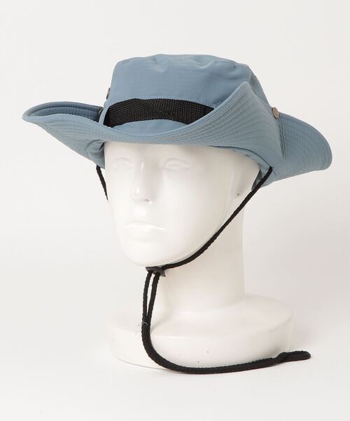 FUNALIVE（ファンアライブ）の「RUCCHE リップストップアドベンチャーハット（ハット・メンズ・チャコール/ライトベージュ/ブルーグリーン/ダークベージュ/ダルブルー系/カーキ/ネイビー/グレー/ブラック/ベージュ・F）」の20枚目の写真