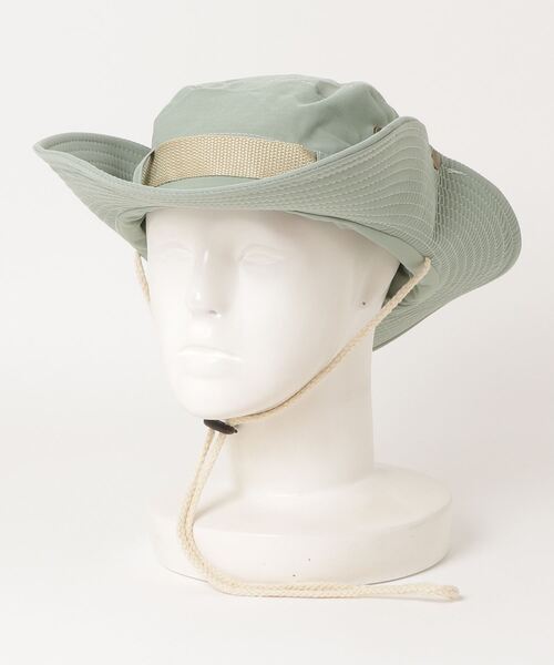 FUNALIVE（ファンアライブ）の「RUCCHE リップストップアドベンチャーハット（ハット・メンズ・チャコール/ライトベージュ/ブルーグリーン/ダークベージュ/ダルブルー系/カーキ/ネイビー/グレー/ブラック/ベージュ・F）」の21枚目の写真