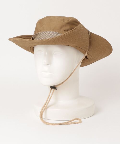 FUNALIVE（ファンアライブ）の「RUCCHE リップストップアドベンチャーハット（ハット・メンズ・チャコール/ライトベージュ/ブルーグリーン/ダークベージュ/ダルブルー系/カーキ/ネイビー/グレー/ブラック/ベージュ・F）」の17枚目の写真